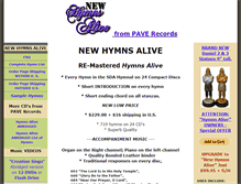 Tablet Screenshot of 35hymns.com